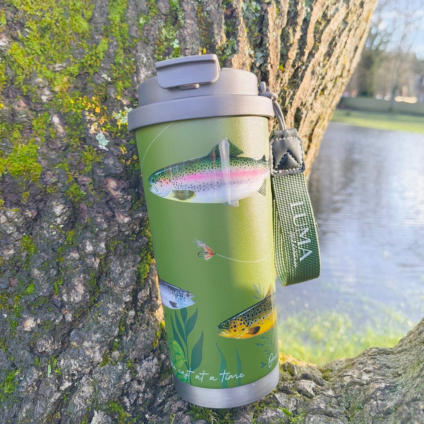 Luma Wilderness Insulated Tumbler 500ml - Fishing
