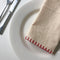 Native Fab Natural Edge Stitch Dinner Napkins 40 x 40cm - Set of 12