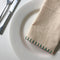 Native Fab Natural Edge Stitch Dinner Napkins 40 x 40cm - Set of 12