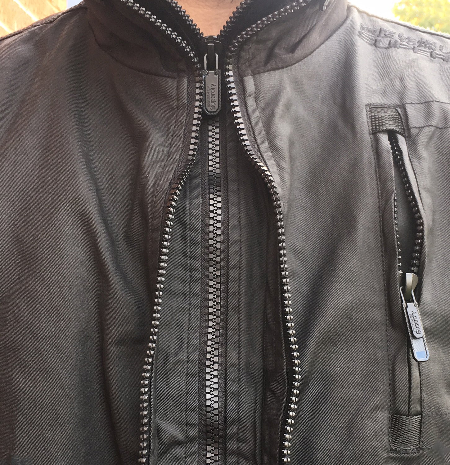 Superdry Genuine Men's Moody Norse Bomber Jacket & Coat With Double Collar