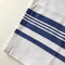 Cotton Woven Stripe Kitchen Tea Towels - Set of 12