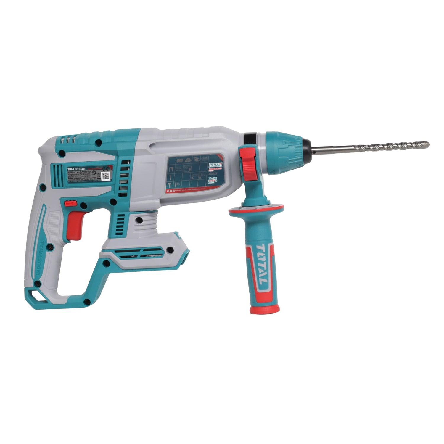 Total Li-Ion 20V Cordless Rotary Hammer SDS Plus (Battery not included) - TRHLI20248