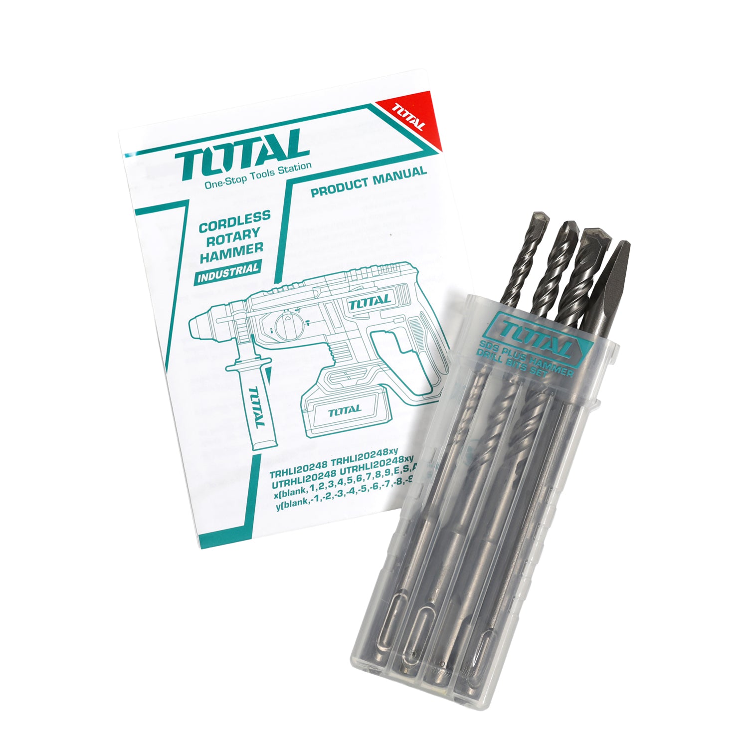Total Li-Ion 20V Cordless Rotary Hammer SDS Plus (Battery not included) - TRHLI20248