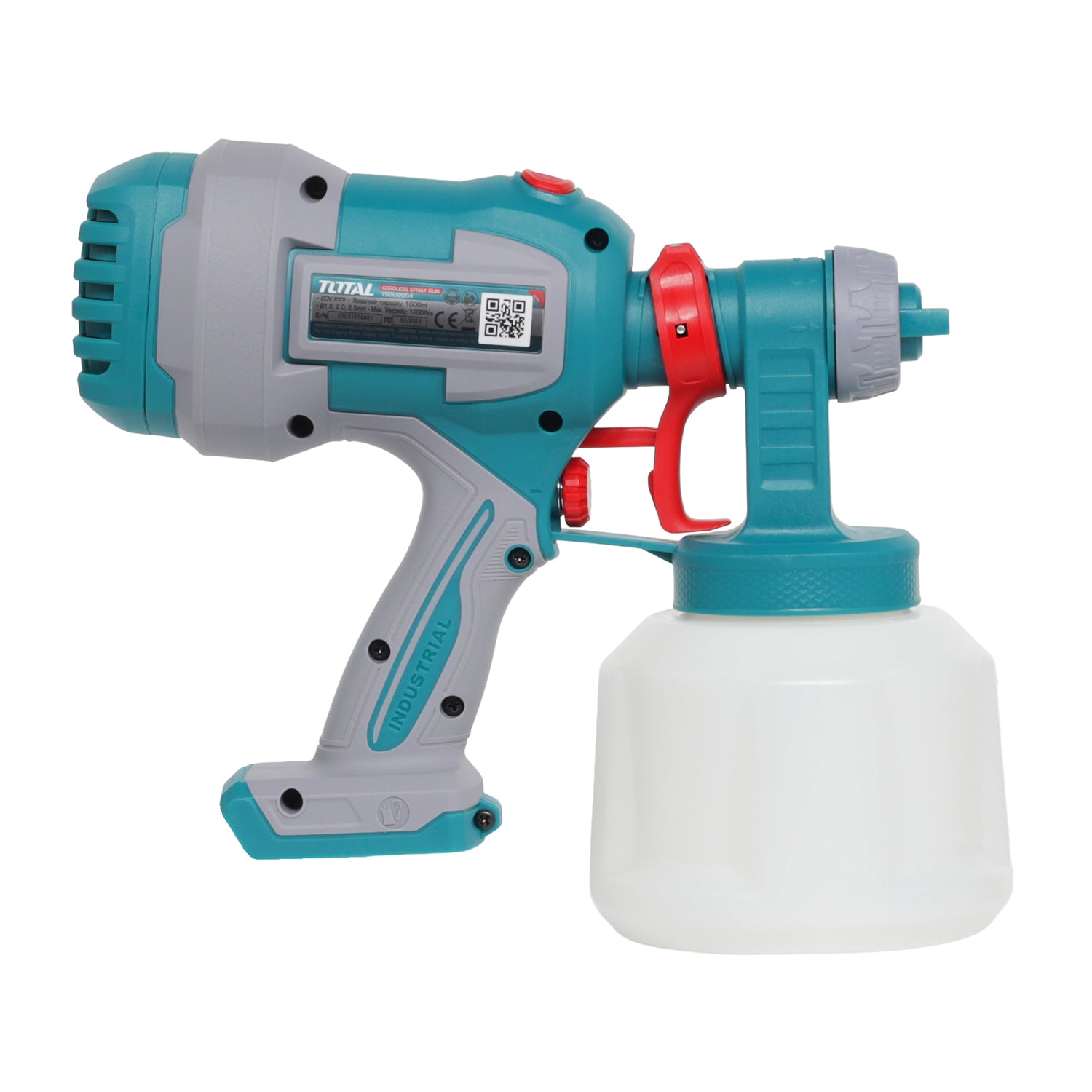 Total Li-Ion 20V Cordless Spray Gun (Battery not included) - TSGLI2004