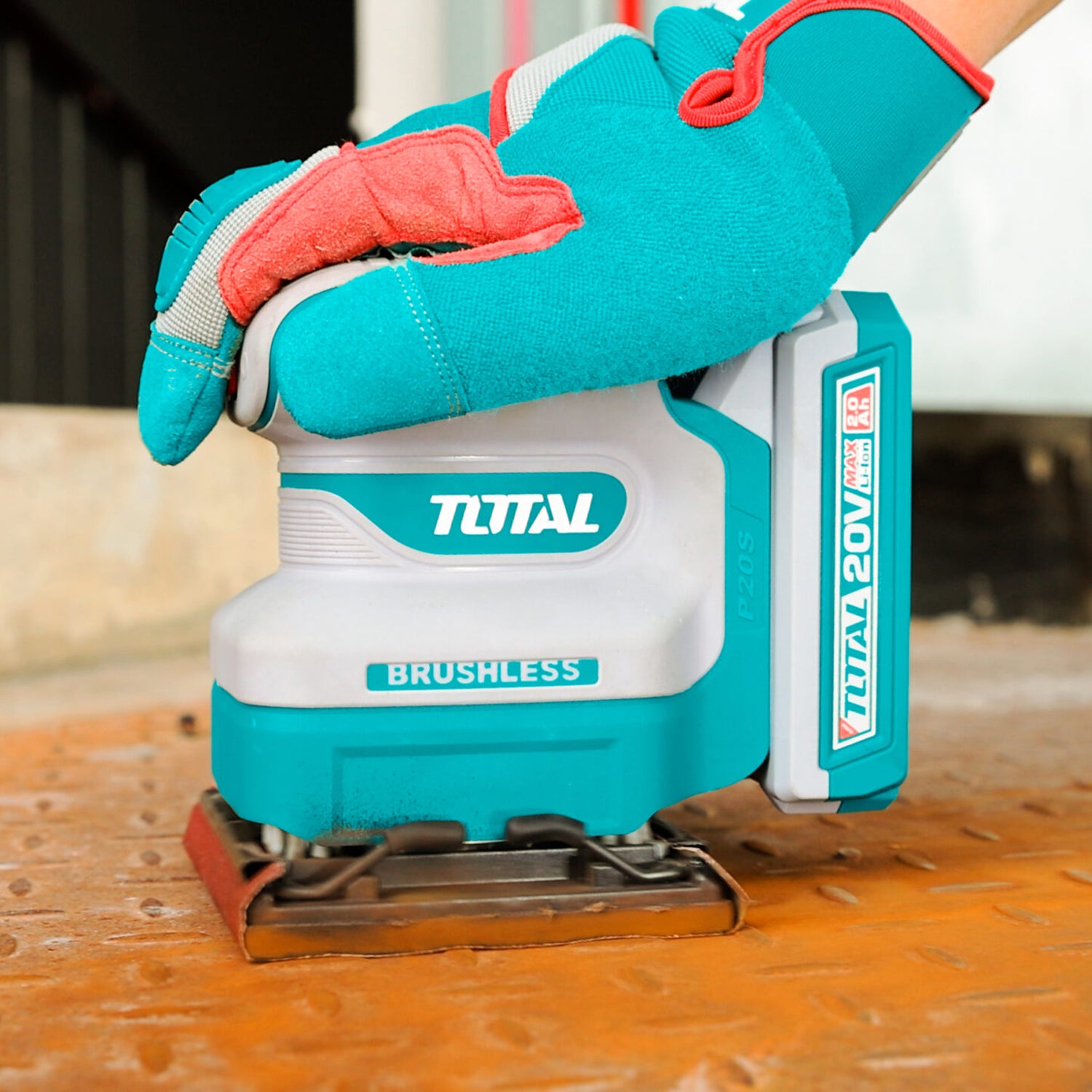 Total Li-Ion 20V Sheet Sander (Battery Not Included) - TSHSLI2024