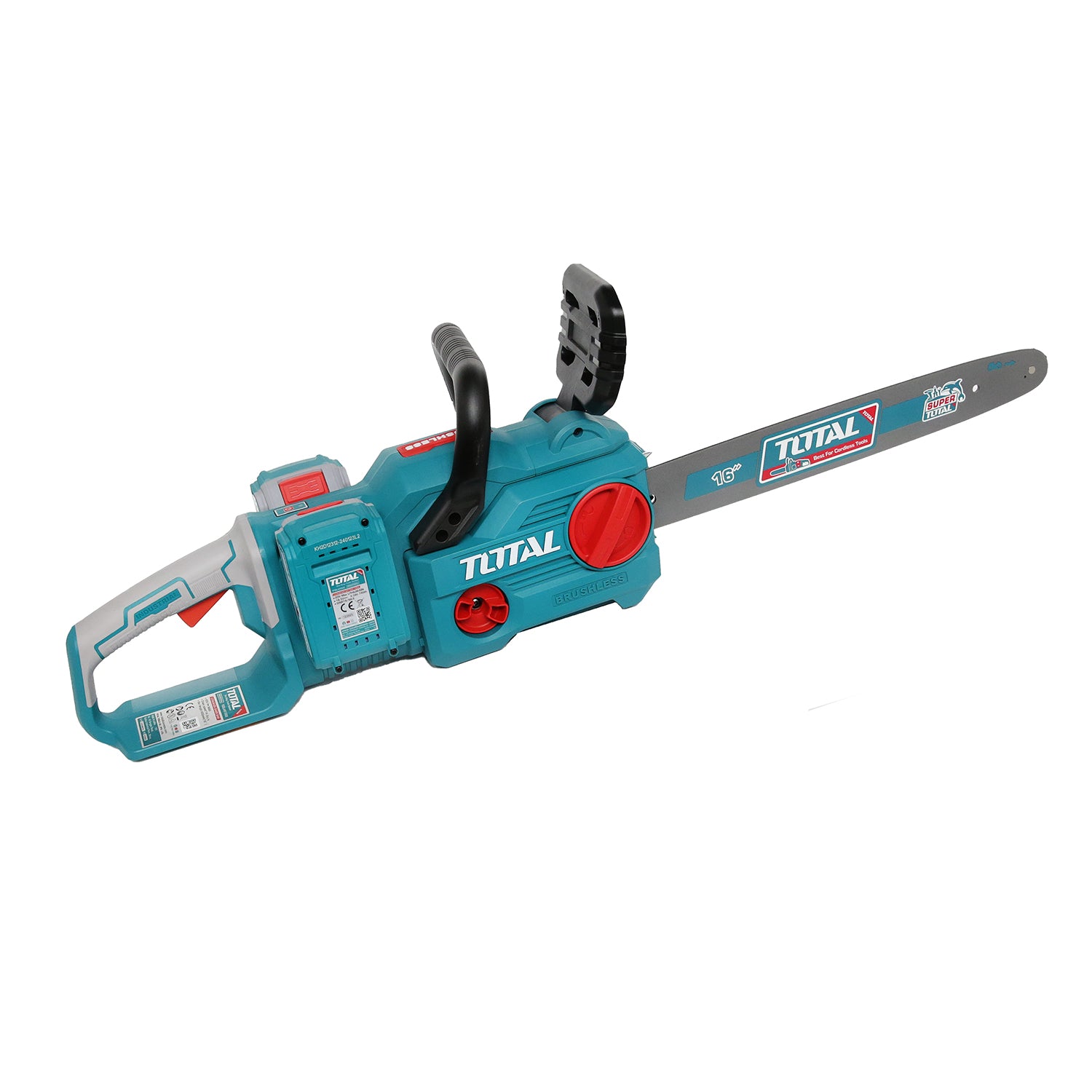 Total Li-Ion 40V Chain Saw (with 2 x Batteries & Charger) - TGSLI401682