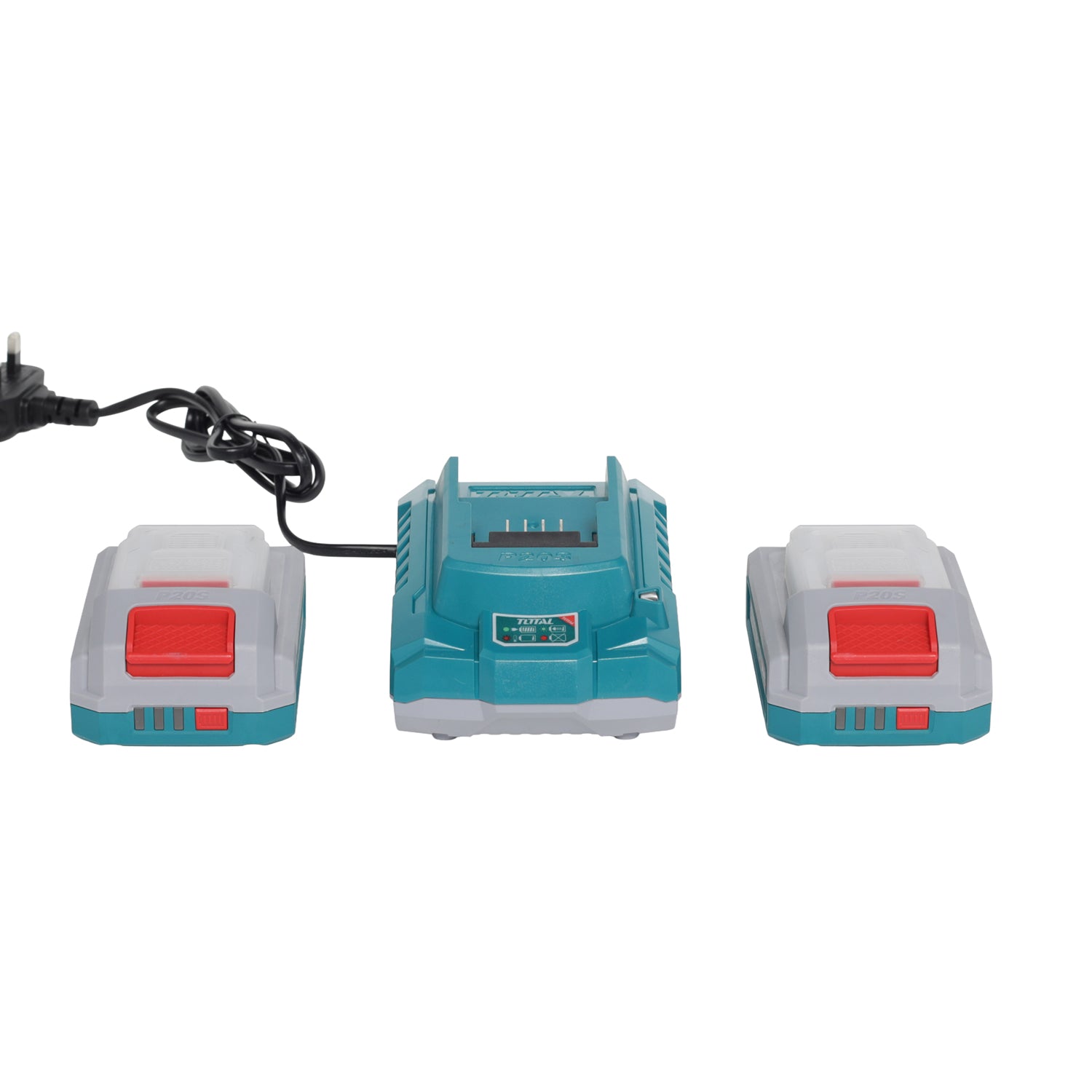Total Li-Ion 20V - 2.0Ah Battery x2 & Charger Kit - TFBCPK2212E