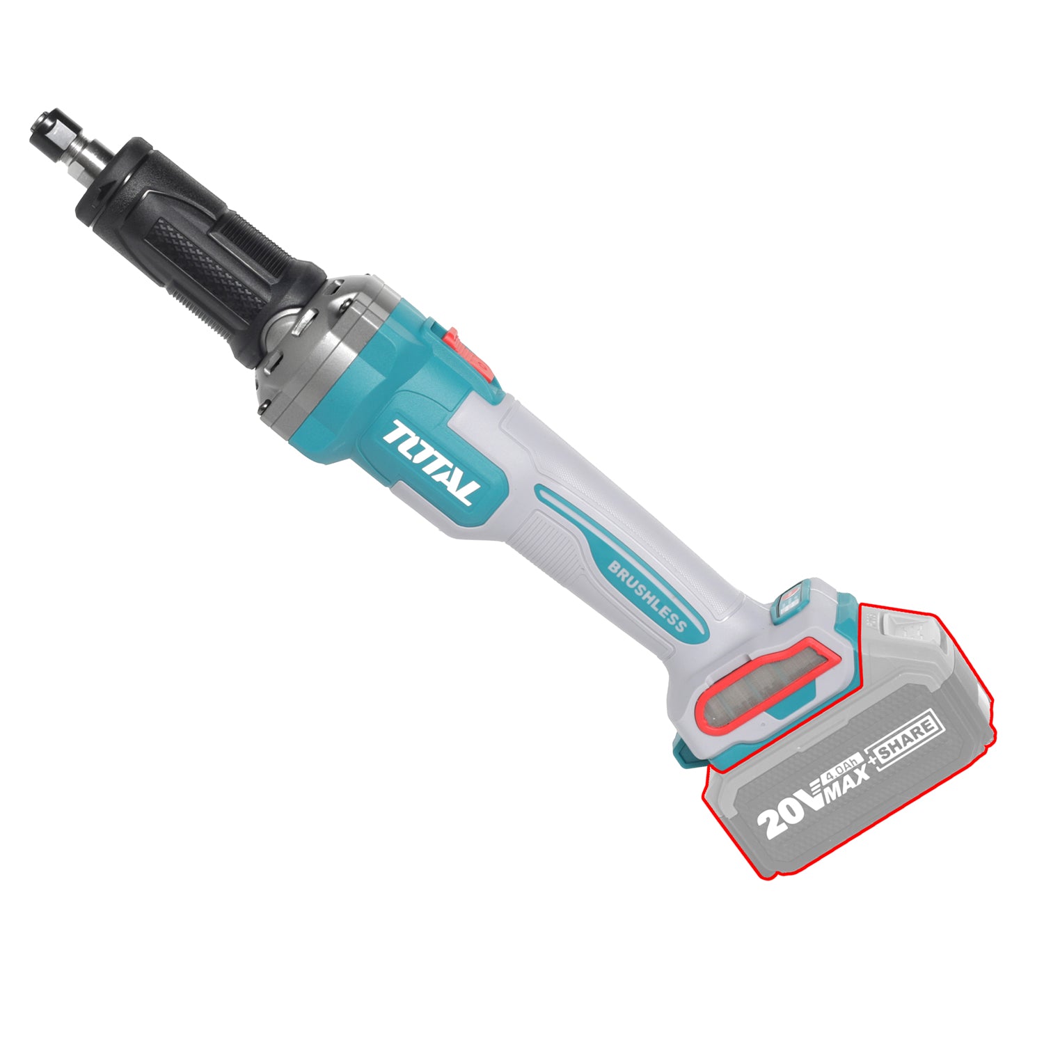 Total Li-Ion 20V Brushless Die Grinder (Battery not included) - TDGLI2001