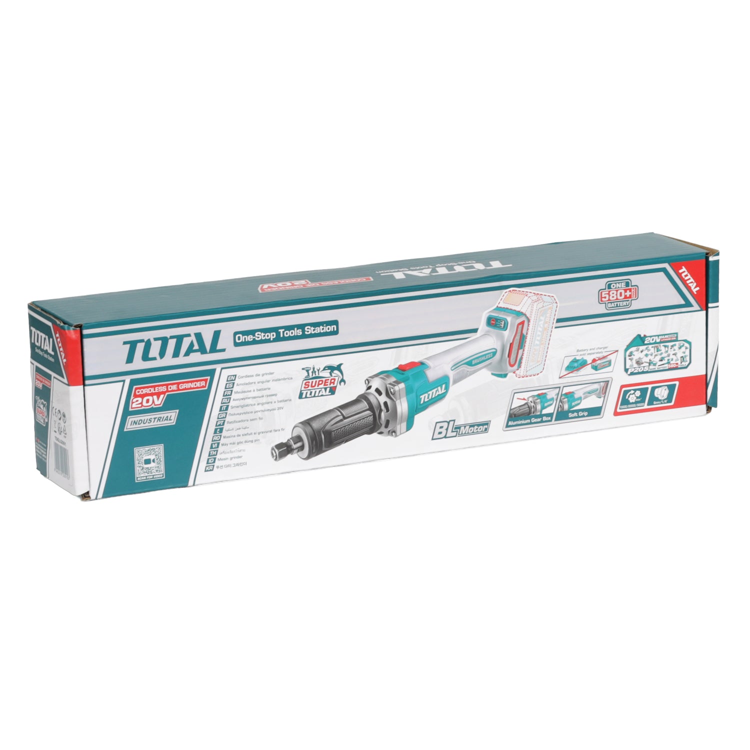 Total Li-Ion 20V Brushless Die Grinder (Battery not included) - TDGLI2001