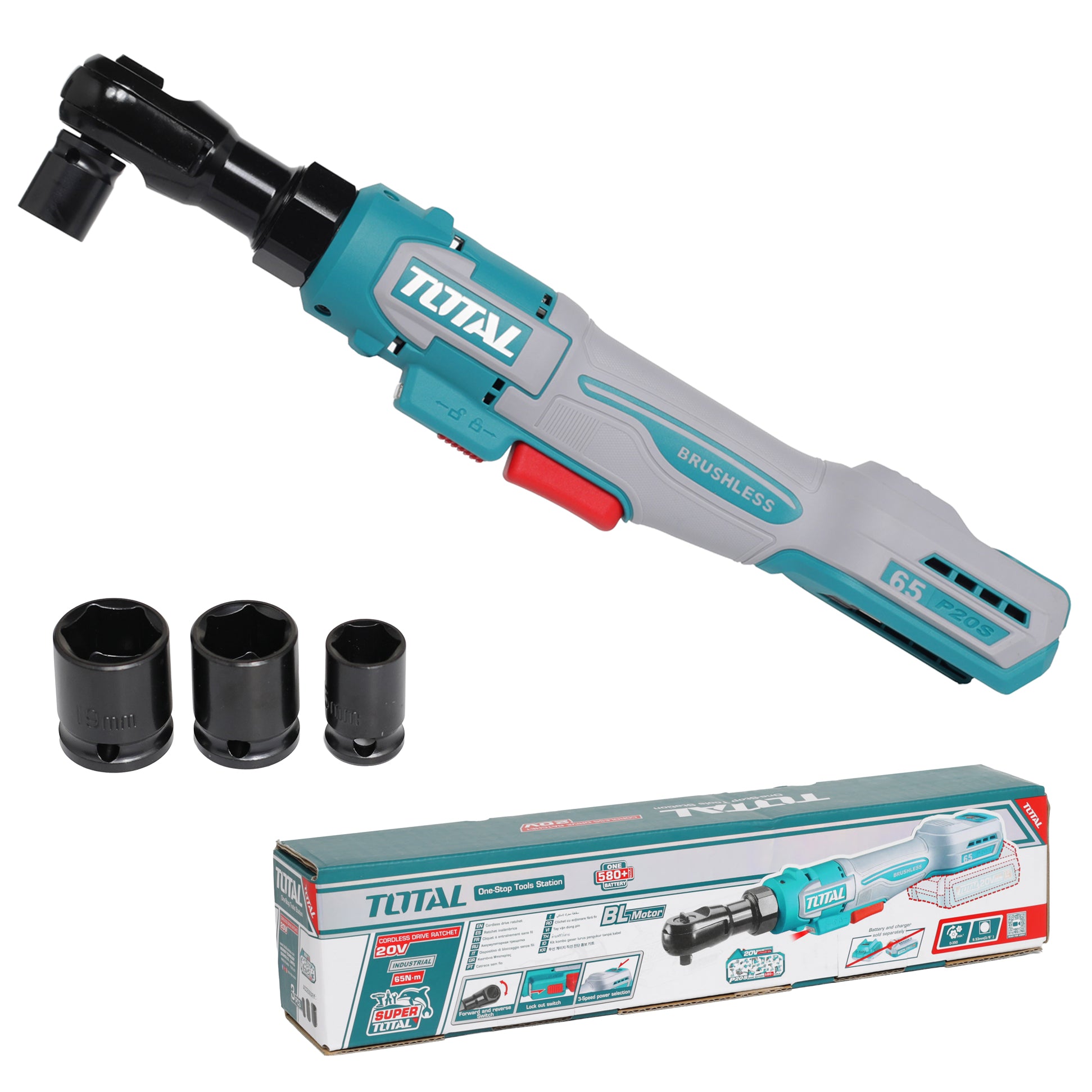 Total Li-Ion 20V Brushless Drive Ratchet (Battery not included) - TDRLI206521