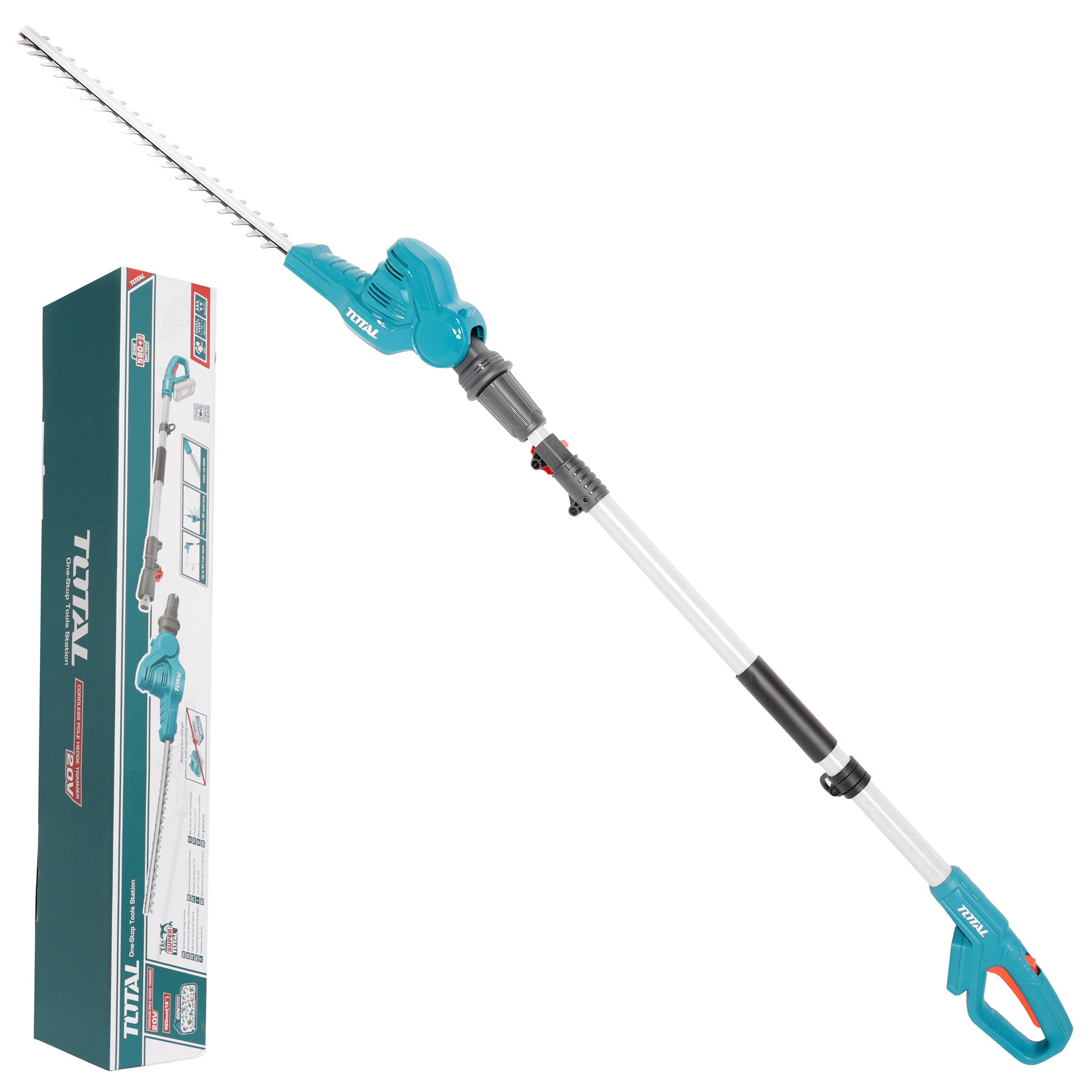 Total Li-Ion 20V Pole Hedge Trimmer (No battery included) - TPHT201601