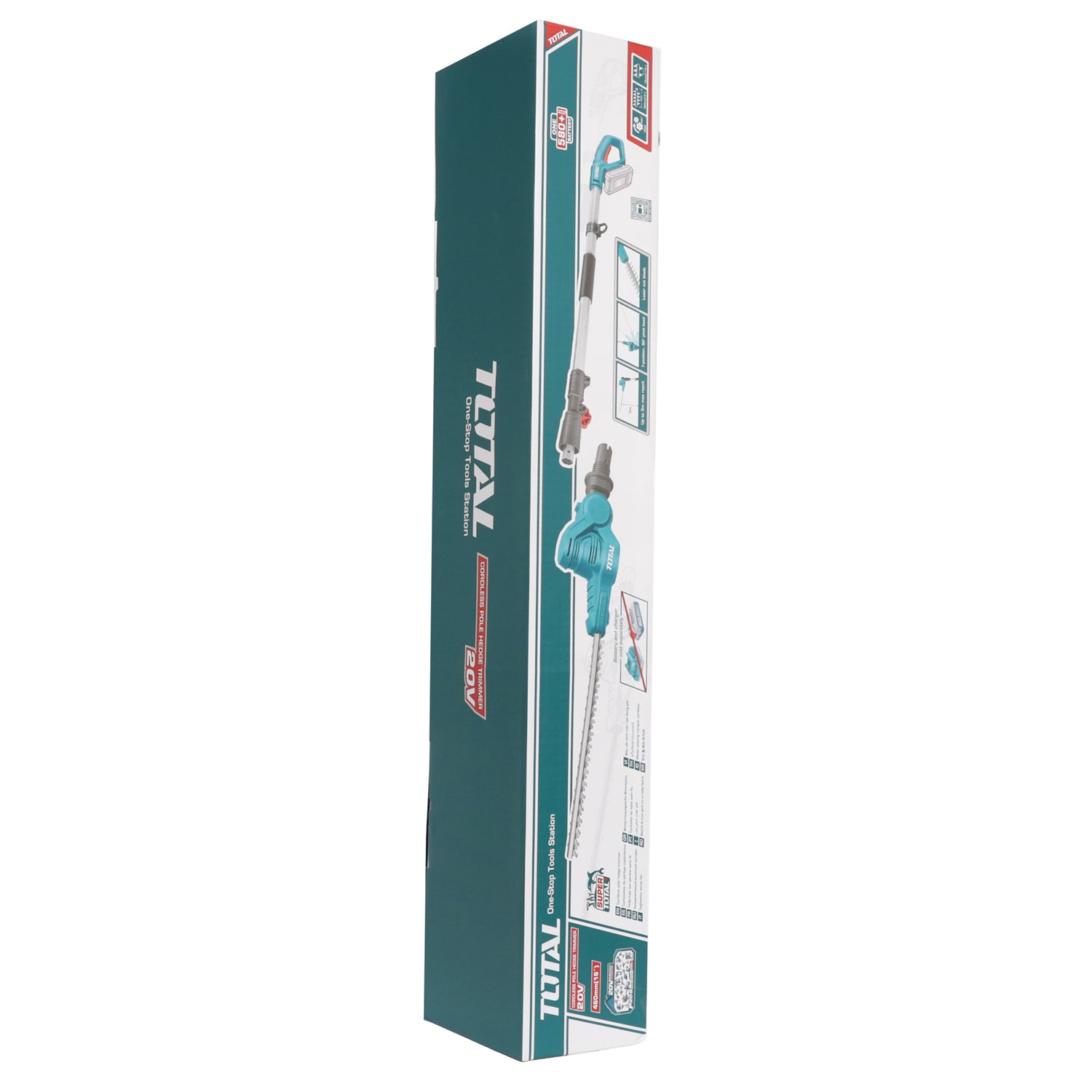 Total Li-Ion 20V Pole Hedge Trimmer (No battery included) - TPHT201601