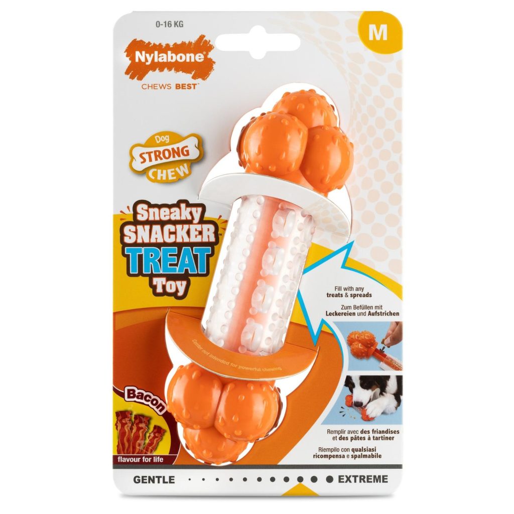 Nylabone Bone Sneaky Snacker Treat Toy 0-16kg