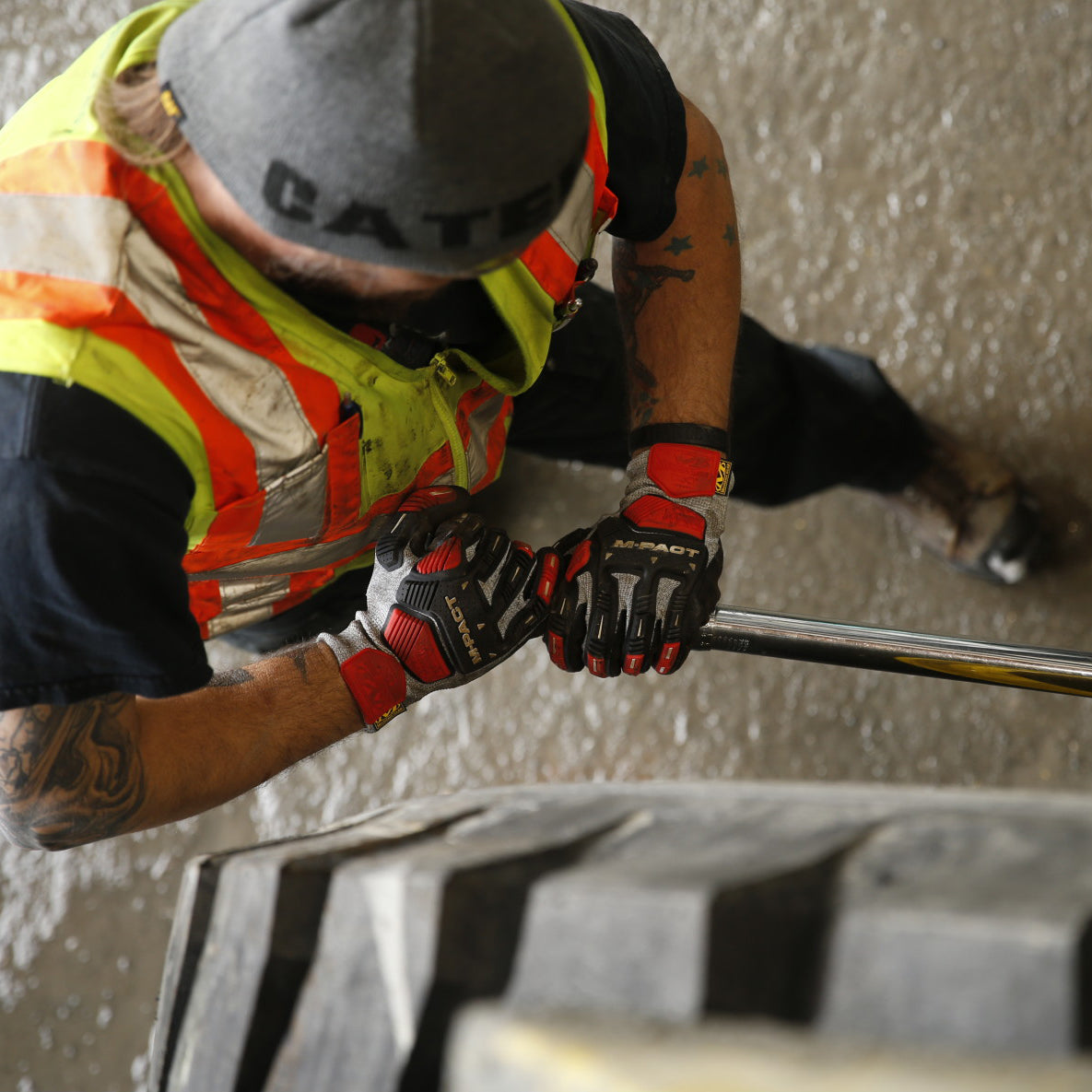 Mechanix Wear Cut Resistant M-Pact CR5A5 Work Gloves