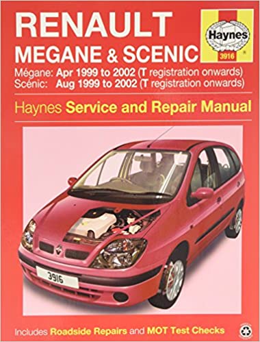 Renault Megane & Scenic Petrol & Diesel (Apr 99 - 02) Haynes Workshop Manual