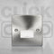 Scolmore Click Deco 13A Victorian Satin Chrome Unswitched Fused Spur with White Insert