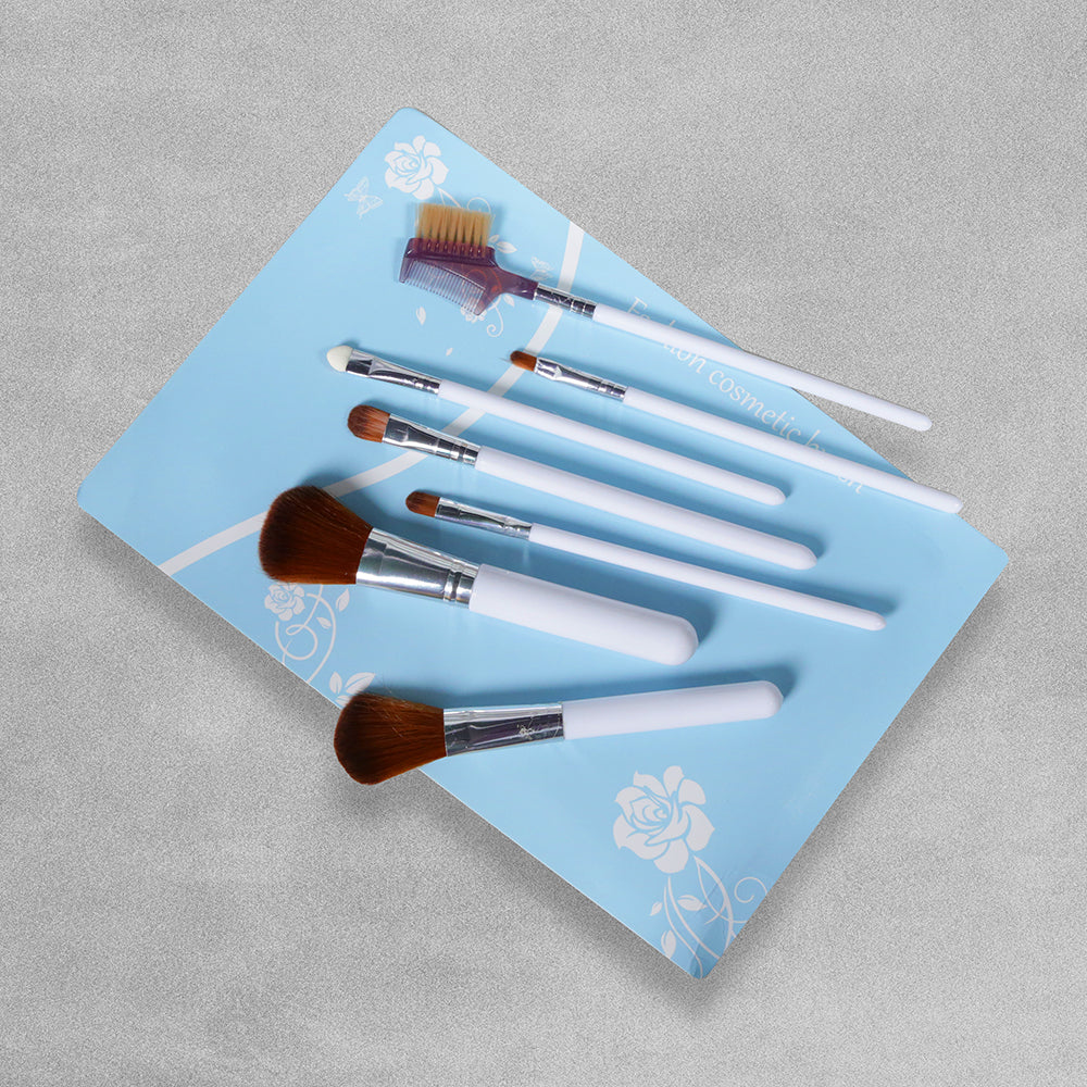 7 Piece Make Up Brush Set - Grey sold by In-Excess