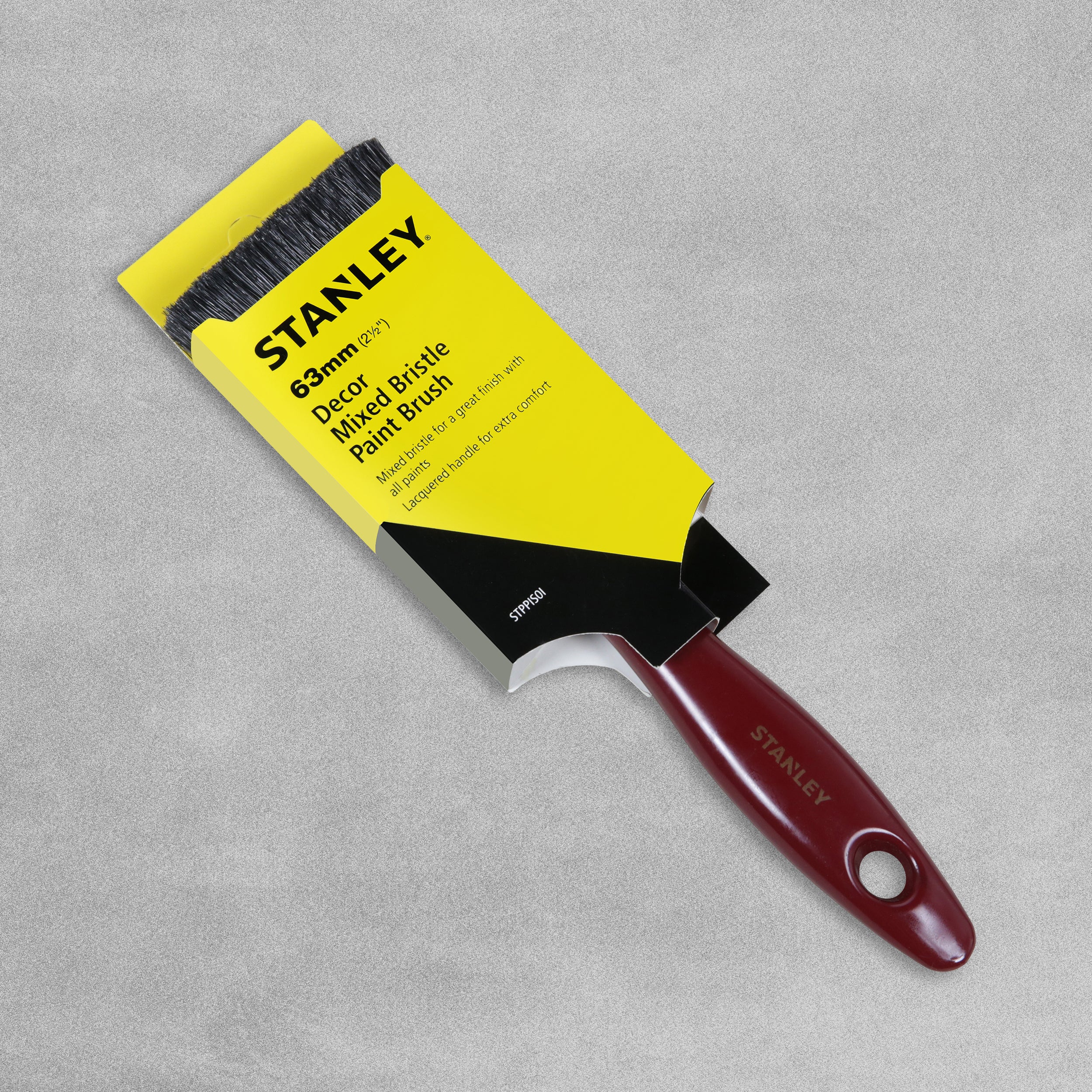 Stanley Decor Mixed Bristle Paint Brush - 63mm (2 1/2")