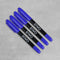 INVO Twin Tip Marker Pen Blue Ink - Pack of 4