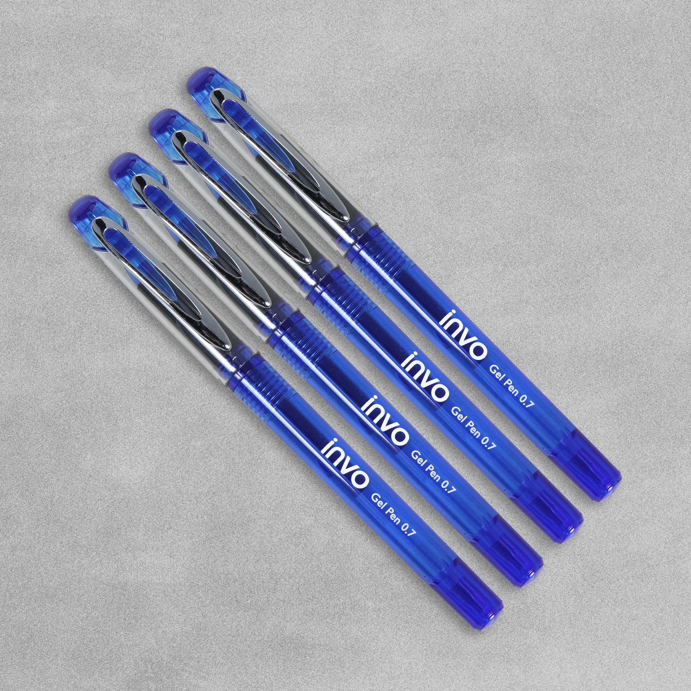 INVO Gel Pen Blue Ink - Pack of 4