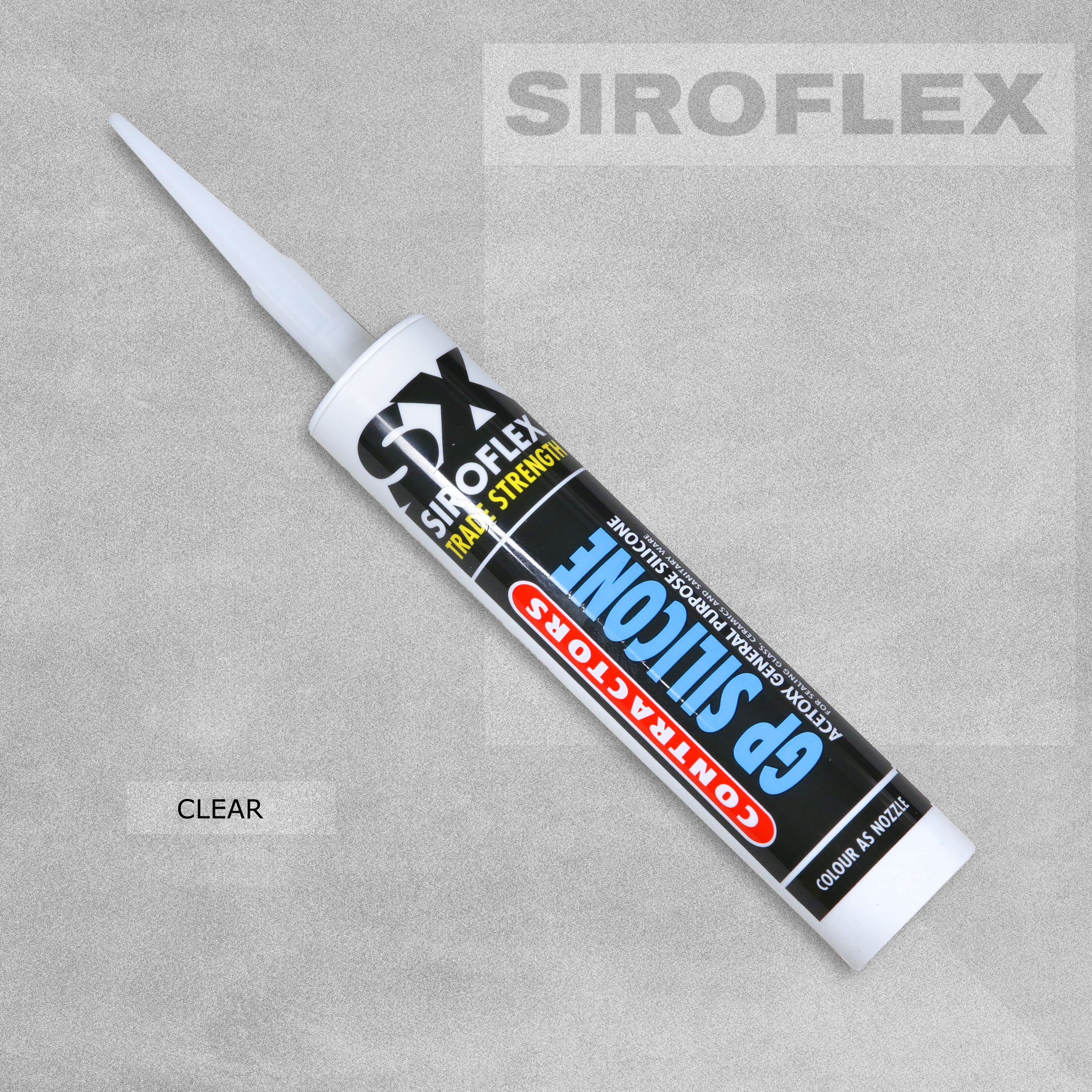 Siroflex Contractors General Purpose Silicone Clear - 300ml