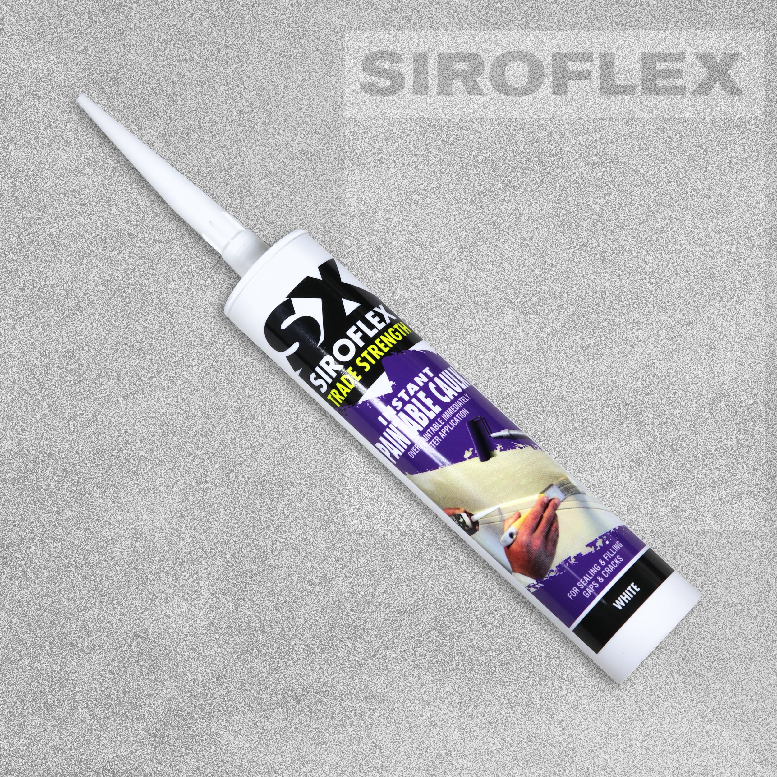 Siroflex Trade Strength Instant Paintable Caulk White 310ml