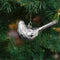 Silver Beaded Bird Decorations – Set of 6