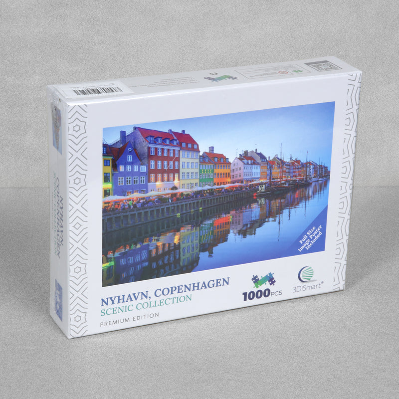 1000 Piece Jigsaw Puzzle Nyhavn, Copenhagen