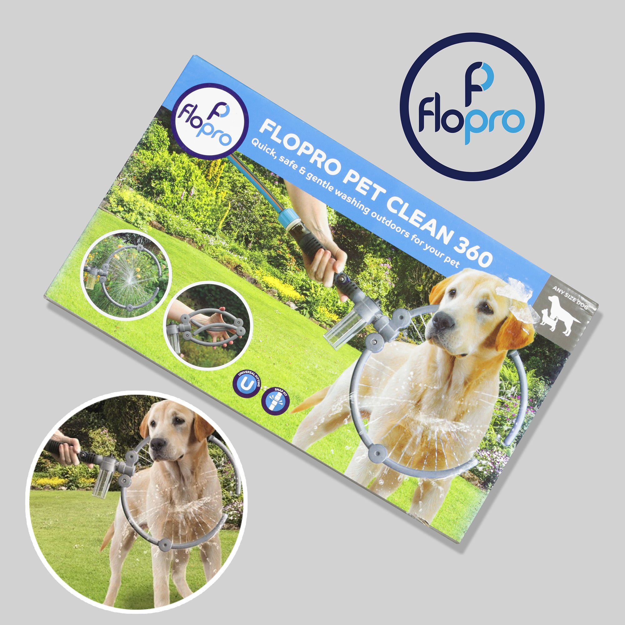 Pet Clean 360 Pet Washer by Flopro, sold by In-Excess