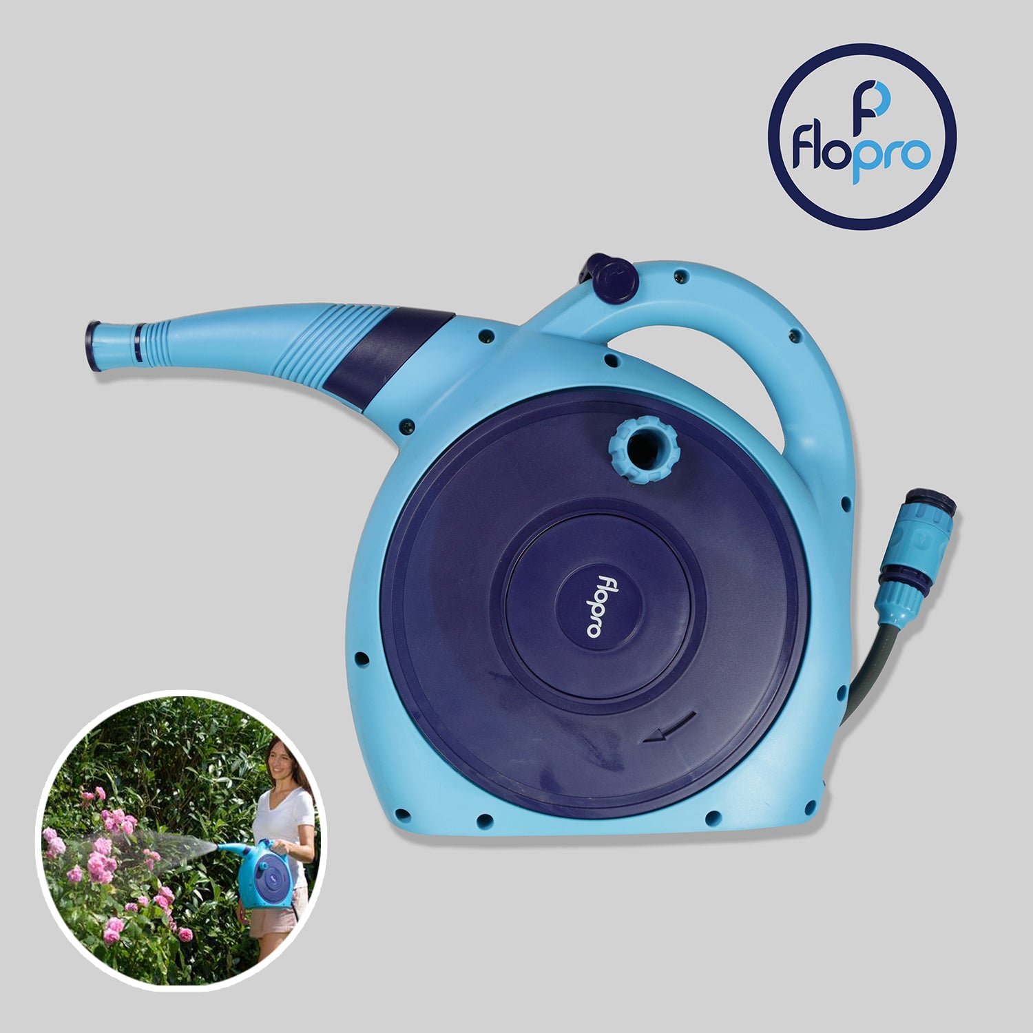 Watering Can Hose Reel 10m by Flopro, sold by In-Excess