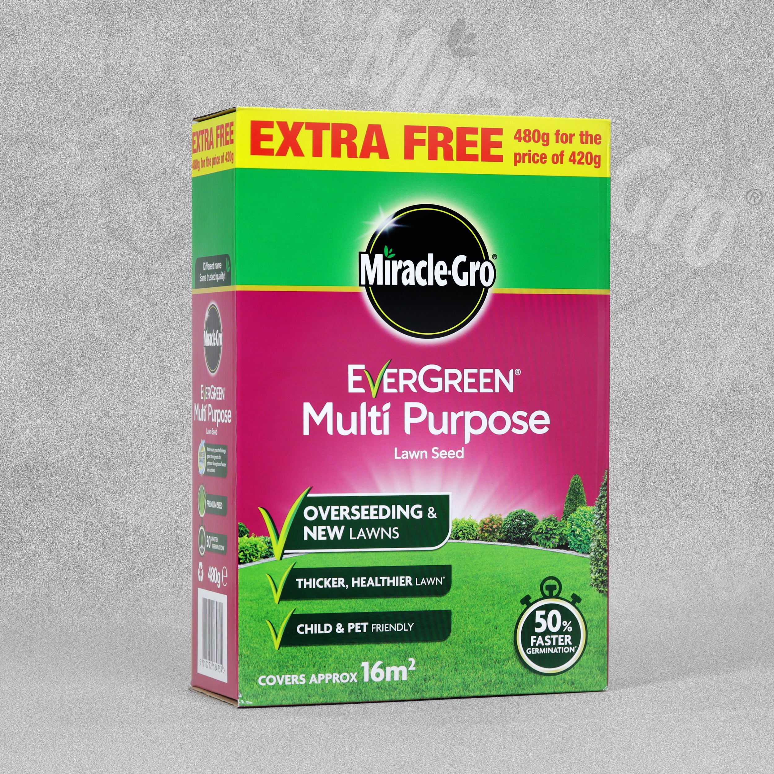Miracle-Gro EverGreen Multi Purpose Lawn Seed 480g