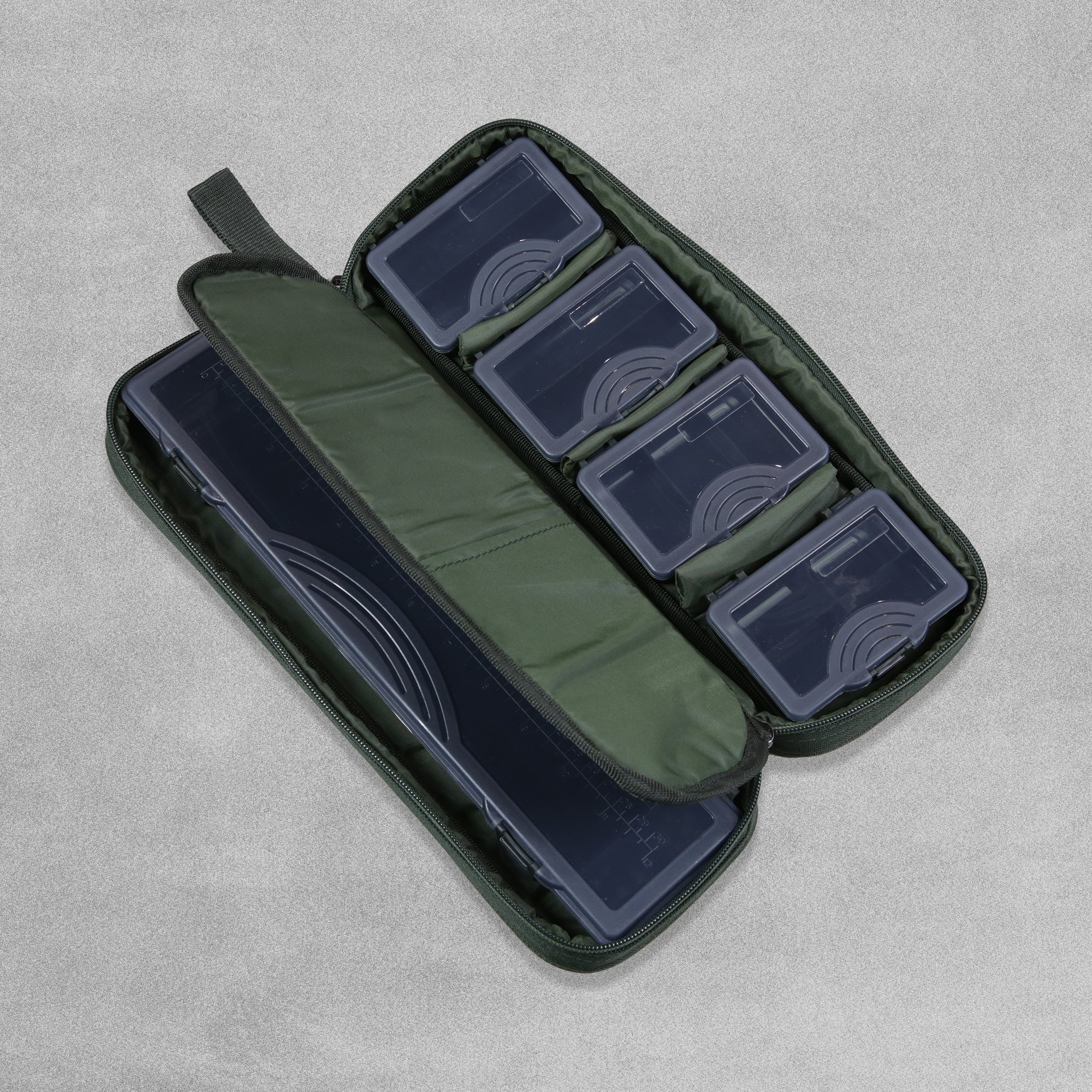 CarpZone Fishing Rig Accessory Pouch With Storage Boxes