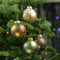 Stars & Gold Stripes Large Baubles – Set of 4