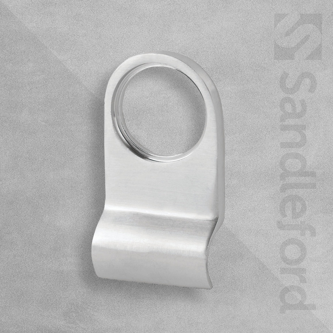 Sandleford - Cylinder Door Pull Satin Chrome 45 x 75mm