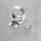 Sandleford - Standard Mounting Sash Lift Ring Satin Chrome 32mm