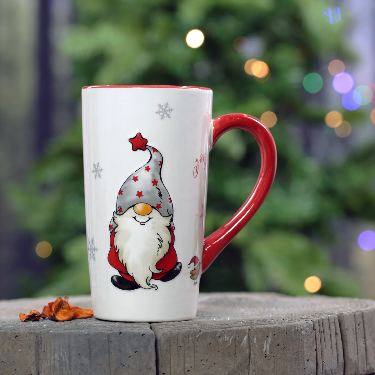 Christmas Gnome Mugs and Nibbles Bowl