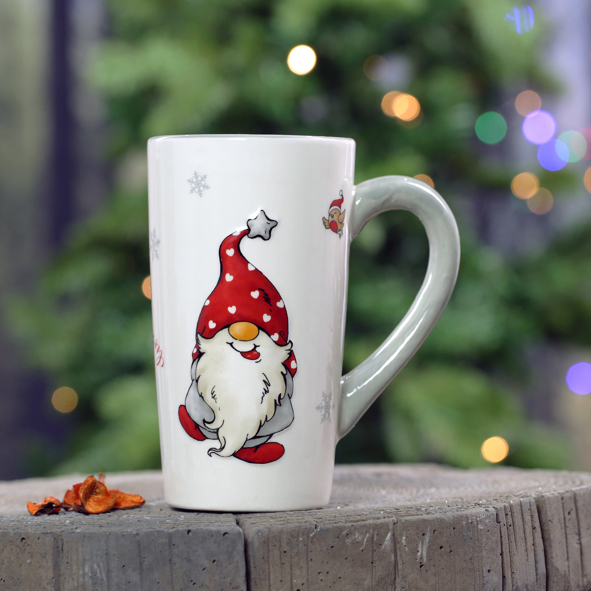 Christmas Gnome Mugs and Nibbles Bowl