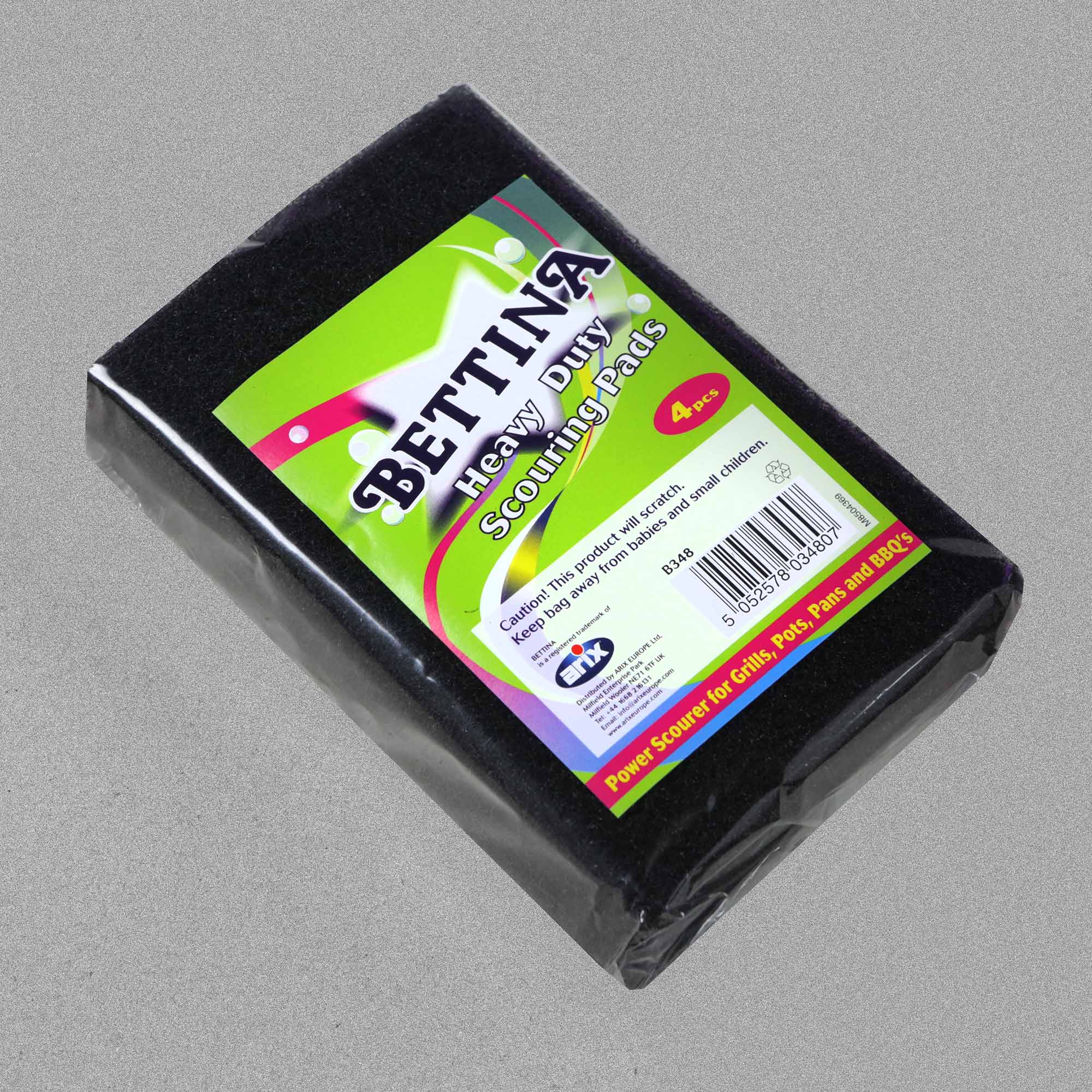 Heavy Duty Scouring Pads - Pack of 4 by Bettina, sold by In-Excess