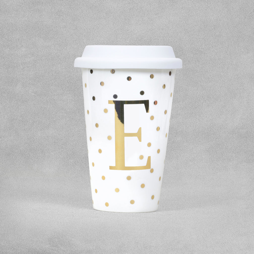 Travel Mug with Initial