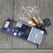 Decorative Lighting Warm White Snowflake Ground Lamps 15 LED - 5 Piece