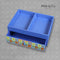 Mele & Co. Jewellery Storage Tray With Drawers - Bright Blue
