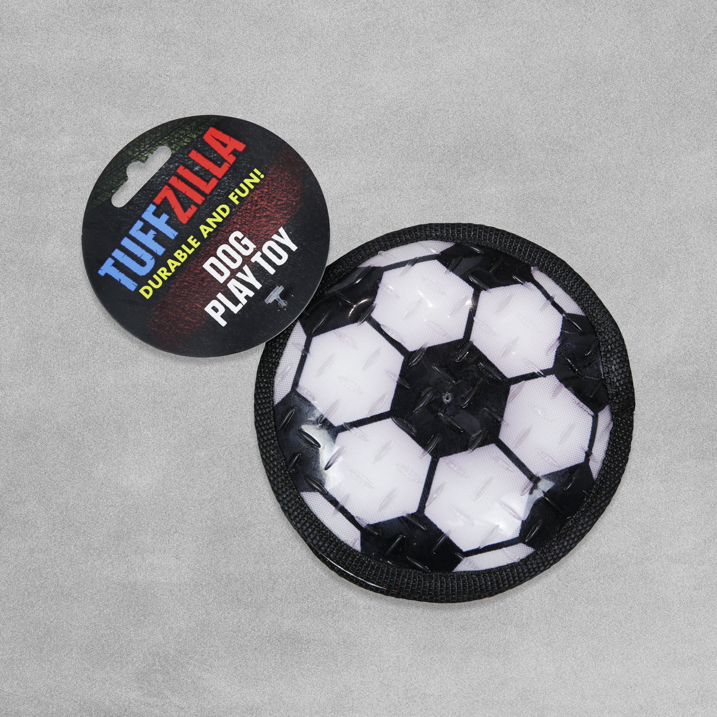 Tuffzilla Dog Play Soft Toy Disc - Ball Design