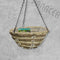 Panacea 12" Cornrope Hanging Basket