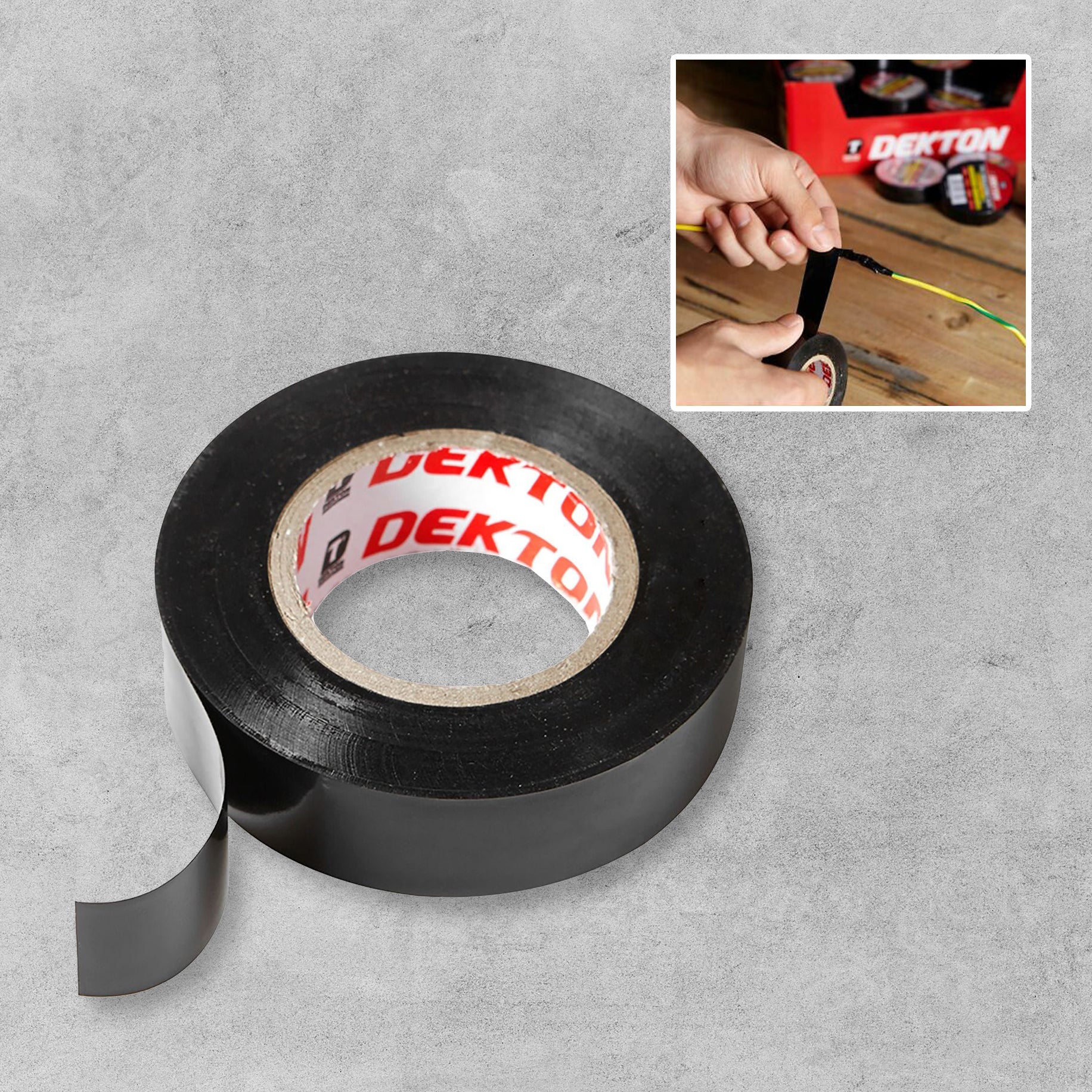 PVC Electrical Insulating Tape - Black by Dekton, sold by In-Excess