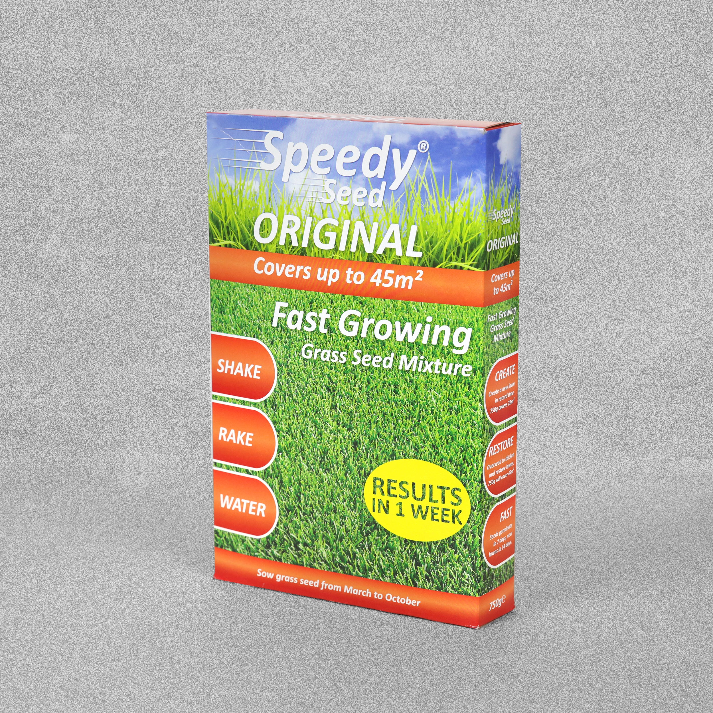 Speedy Seed Fast Growing Grass Seed - 750g
