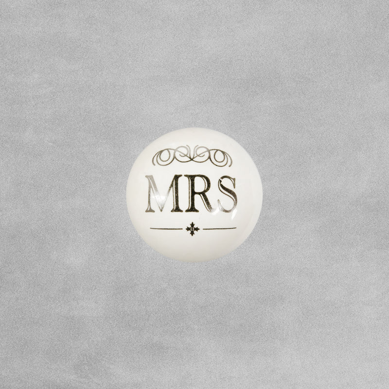 Porcelain Door Knobs - large 60mm Width