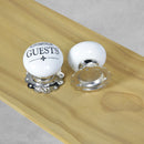 Porcelain Door Knobs - large 60mm Width