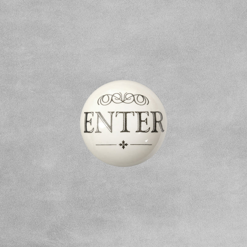 Porcelain Door Knobs - large 60mm Width