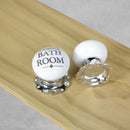 Porcelain Door Knobs - large 60mm Width