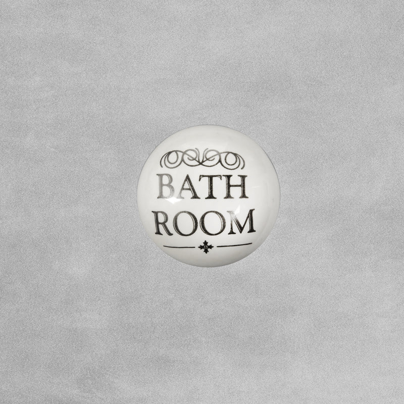 Porcelain Door Knobs - large 60mm Width